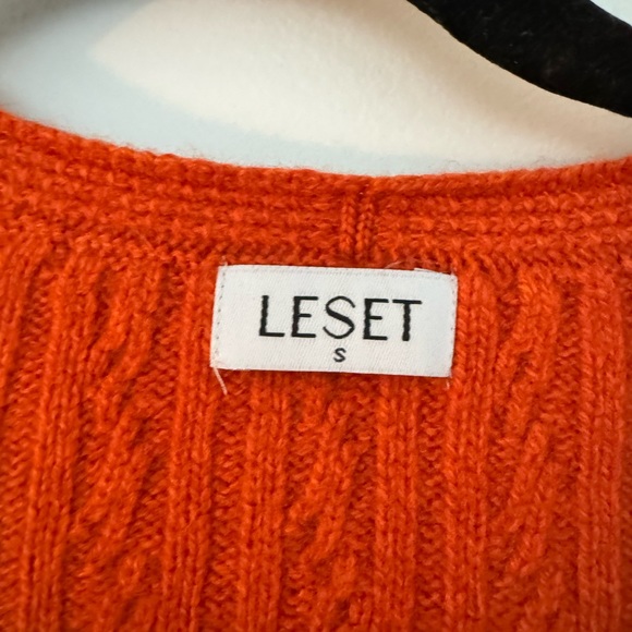 Leset Orange Sweater Set Size S - Picture 5 of 6